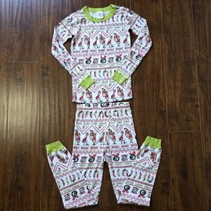 Hanna Andersson Dr. Seuss Grinch Kids Pajama Set Size 10
